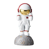 Astronaut Figurines Spaceman Sculpture Decorative Statue 7.5x7.5x15.5cm