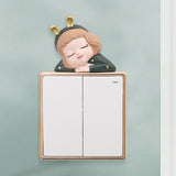 Adorable Wall Sticker Children' Room Bedroom Switch Decal Cover Snap