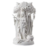 Maxbell Antique Triple Goddess Statue Resin Figurine Sculpture Decor White