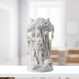 Maxbell Antique Triple Goddess Statue Resin Figurine Sculpture Decor White