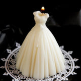 Scented Candle Bride Gown Design Soy Wax Relaxing Office Decor Ornament