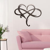 Novelty Wrought Iron Heart Wall Decor Hallway Doorway Hanging Decorative