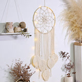 Maxbell  Hand-woven Macrame Wall Hanging Tapestry Home Decoration Wooden Circle