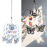 Maxbell  Crystals Ball Prisms Suncatcher Hanging Ornament Rainbow Maker for Garden Butterfly