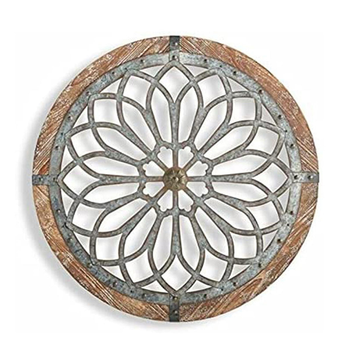 Medallions Metal Round Wall Decor. Home Living Room Wall Sculptures Coffee