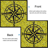 11 Inch Iron Wall Compass Decor Nautical Bedroom Beach Theme Home Decoration