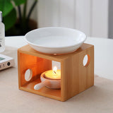 Oil Burner Wax Melt Burner Oil Warmer with Candle Spoon Furnace Home Decor