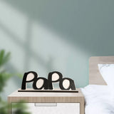 Dad/Papa Picture Frame Pictures Holder Home Desktop Ornament Black Papa