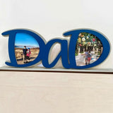 Dad/Papa Picture Frame Pictures Holder Home Desktop Ornament Blue Dad