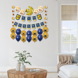 Eid Mubarak Balloons Home Banners Sequins Ramadan Islamic Muslim Decoration