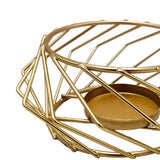 Maxbell Tea Light Candle Holder Metal Cage Candlestick for Desktop Home Decoration B