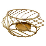 Maxbell Tea Light Candle Holder Metal Cage Candlestick for Desktop Home Decoration B