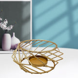 Maxbell Tea Light Candle Holder Metal Cage Candlestick for Desktop Home Decoration B
