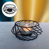 Geometric Votive Tea Light Holder Candlestick Desktop Centerpiece Style 2