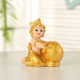 Creative Cute Enfant Figurine Sculpture Tabletop Shelf Decoration Accs Gift