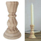 Wooden Pillar Candle Holder Candleholder Candlestick Centerpiece Wedding S