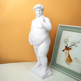 Fat David Sculpture Creative Resin Abstract Figure Statue Home Decor Large