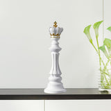 Chess Pieces Statue Sculpture Craft Home Decor Table Decoration King