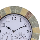 Maxbell 13'' Wall Clock Quartz Indoor Outdoor Bedroom Living Room Cafe Bright Color