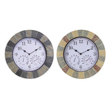 Maxbell 13'' Wall Clock Quartz Indoor Outdoor Bedroom Living Room Cafe Bright Color