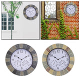 Maxbell 13'' Wall Clock Quartz Indoor Outdoor Bedroom Living Room Cafe Bright Color