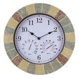 Maxbell 13'' Wall Clock Quartz Indoor Outdoor Bedroom Living Room Cafe Bright Color