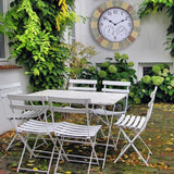 Maxbell 13'' Wall Clock Quartz Indoor Outdoor Bedroom Living Room Cafe Bright Color