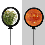 Maxbell LED Wall Mirror Bathroom Mirrors With Light 24CM Round Decorative Sun