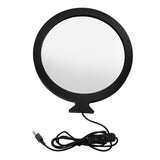 Maxbell LED Wall Mirror Bathroom Mirrors With Light 24CM Round Decorative Sun