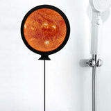 Maxbell LED Wall Mirror Bathroom Mirrors With Light 24CM Round Decorative Sun