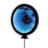 Maxbell LED Wall Mirror Bathroom Mirrors With Light 24CM Round Decorative Halloween