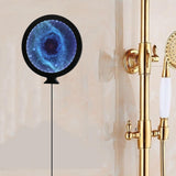 Maxbell LED Wall Mirror Bathroom Mirrors With Light 24CM Round Decorative Starry sky