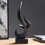 Modern Decoration Statue Living Room Home Accessories Decor Sculpture Black