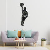 Climbing Man Sculpture Statue Wall Art Gift For Home Decor One-handed