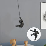 Climbing Man Sculpture Statue Wall Art Gift For Home Decor Right hand