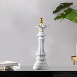 International Chess Sculpture Ornament Figurine Photo Props White King