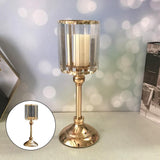 Crystal Candle Holder Stand Base Tabletop Votive Candlestick Home Ornament M