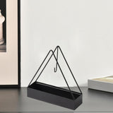 Maxbell Mosquito Coil Holder Incense Burner Decorative Ornament Craft Black Triangle
