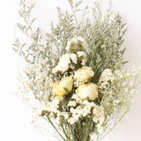 Dried Flowers Bouquet Dried Plants Flower Ornament Wedding Decor White