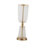 Maxbell Candle Holder Road Lead Wedding Centerpiece Decor Flower Vase Golden 80cm
