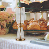 Maxbell Candle Holder Road Lead Wedding Centerpiece Decor Flower Vase Golden 80cm