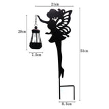 Maxbell Outdoor Garden Statue Solar Fairy Girls Sculpture Light LED Yard Stake Decor