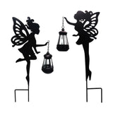 Maxbell Outdoor Garden Statue Solar Fairy Girls Sculpture Light LED Yard Stake Decor