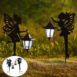 Maxbell Outdoor Garden Statue Solar Fairy Girls Sculpture Light LED Yard Stake Decor