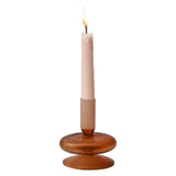 Glass Brown Candle Holders Wedding Centerpieces Home Decoration Table 13x8CM 5x3inch