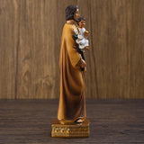 Saint Joseph with Child Jesus 8 H Resin Colored Religious Statue Gift"