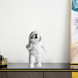 Astronaut Figure Statue Figurine Sculpture Home Office Decoration Silver B