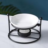 Oil Burner Candle Tealight Holder Wax Candle Tart Burner Home Decor Black