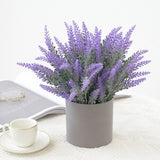 Modern Artificial Lavender Flower Potted Plants Home Dining Table Decoration