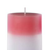 Natural Candles Built in LED Light Pillar Candles Color Changing Red